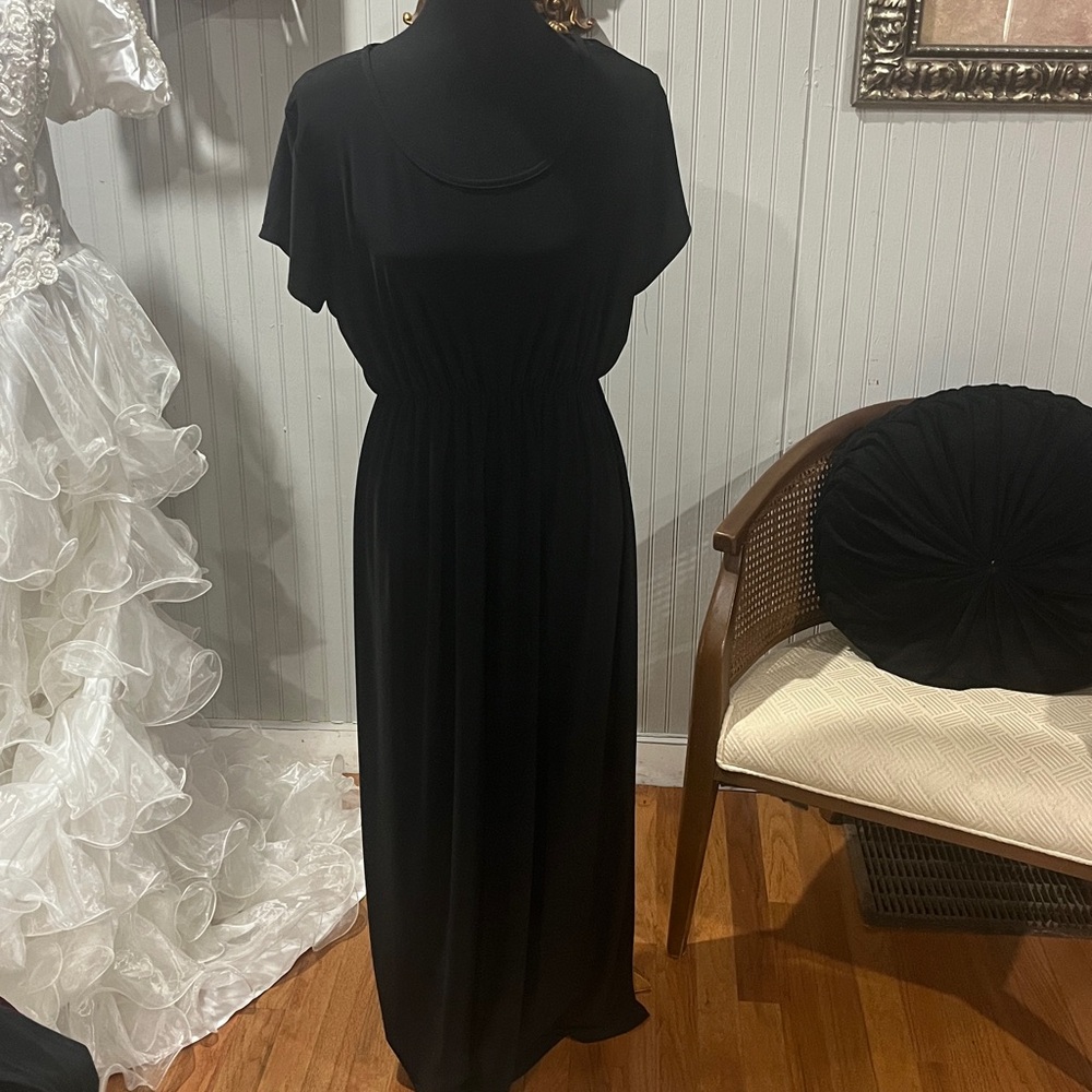 Ping Classic Black Maxi Dress